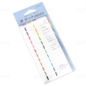 Midori Index Tab, small, colored